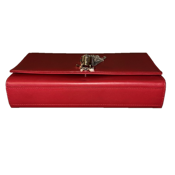 YSL Red Leather Chain Bag - Picture 5 of 10